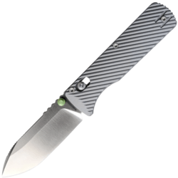 Vosteed Vombat M390 Satin Aluminum Gray A4104 - KNIFESTOCK