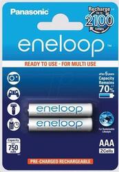 Panasonic Eneloop R03/AAA 750mAh – blister 2 stuks BK-4MCCE-2DE - KNIFESTOCK