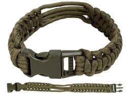 Mil-Tec PARACORD ÓRASZÍJ olíva XL 15774101-905 - KNIFESTOCK