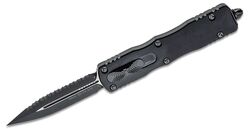 MICROTECH Dirac Delta D/E Black Full Serration Tactical 227-3T - KNIFESTOCK