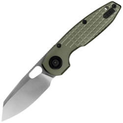 Vosteed Ankylo Elmax Stonewash, Olive Drab Aluminium A1918 - KNIFESTOCK