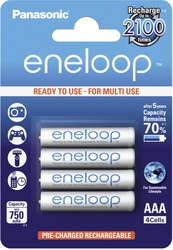 Panasonic Eneloop újratölthető AAA 750mAh blister 4 BK-4MCCE/4BE - KNIFESTOCK