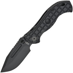 Halfbreed Blades Large Bush Folder - Folding Blade LBF-01 Gen-2 BLK - CPM 3V - KNIFESTOCK