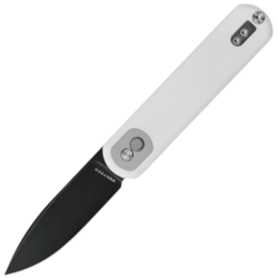 Vosteed Corgi 14C28N Black Stonewash White G10 CG3S01 - KNIFESTOCK