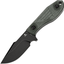 Tenable Knives Tiny Dancer Blackwash D2, Green Micarta G014A6 - KNIFESTOCK