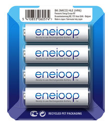 Panasonic Eneloop R6/AA 1900mAh – 4 stuks BK-3MCCE/4LE - KNIFESTOCK