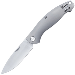 Giant Mouse ACE Farley V1 (SlipJoint) Titanium / Satin ELMAX GM-FARLEY-TITANIUM - KNIFESTOCK