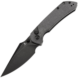 Tenable Knives Fenrir Blackwash 14C28N, Svart Micarta - KNIFESTOCK