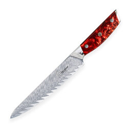 DELLINGER UTILITY RED 150mm. RÉSINE FUTURE K-H192 - KNIFESTOCK