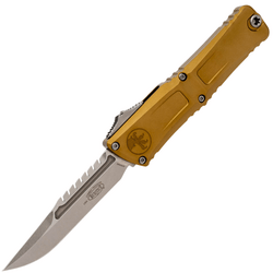 Microtech Combat Troodon® Interceptor® Gen III Signature Series Tan Stonewash 1217-10TAS - KNIFESTOCK