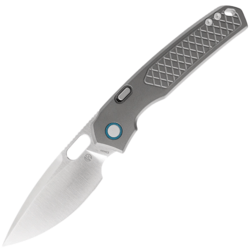Vosteed Psyop Elmax Satin Gray Titanium A2202 - KNIFESTOCK