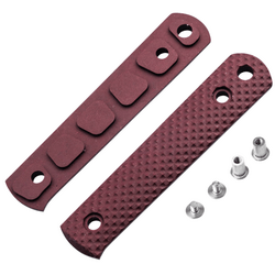 Böker Manufaktur Solingen BFF Packlite Handle Scales Richlite Redstone Pyramid 190685 - KNIFESTOCK