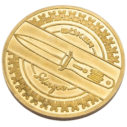Böker Manufaktur Solingen Coin Messing 09BO770 - KNIFESTOCK