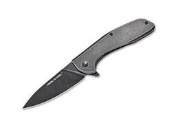 Real Steel E571 negru stonewashed 7132 - KNIFESTOCK