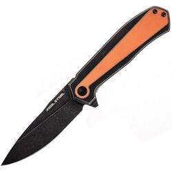 Real Steel T109 Flying Shark, Blackstone Orange 7822 - KNIFESTOCK