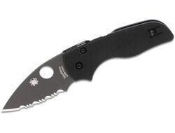 Spyderco Lil' Native G-10 Černá/Černá čepel/Compression Lock C230GSBBK - KNIFESTOCK