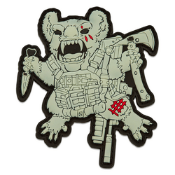 Halfbreed Blades PVC Patch - Drop Bear 2024 GITD Drop Bear Patch - KNIFESTOCK