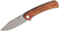 SENCUT Snap Cuibourtia Trä/Grå Stonewashed 9Cr18MoV SA05D - KNIFESTOCK