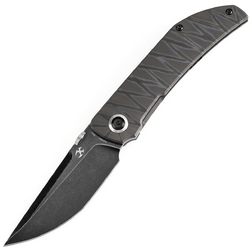 KANSEPT Tarkin Blackwash CPM 20CV 0.118''/3.0mm Tiger Stripe Flamed Titanium K1078A7 - KNIFESTOCK