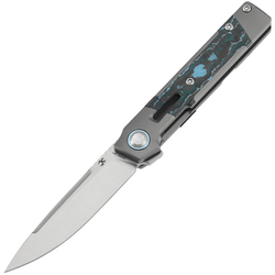 Kansept Kitpu Satin CPM 20CV, Stonewashed Ti, Arctic Storm Fatcarbon - KNIFESTOCK