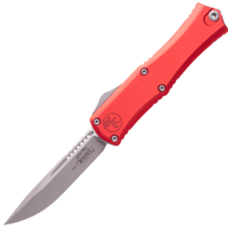 Microtech HERA II MINI S/E STONEWASHED STANDARD RED 1703M-10RD - KNIFESTOCK
