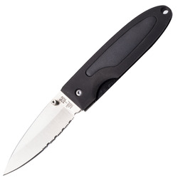 Mil-Tec COUTEAU PLIANT AVEC LAME SCIE IMP.noir 15302002 - KNIFESTOCK