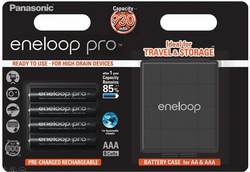 Panasonic Eneloop Pro AAA 930mAh 4st + CASE 4HCDEC/4BE - KNIFESTOCK