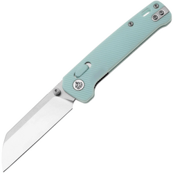 QPS Penguin Glyde 14C28N, finitura a 2 toni stonewash - satinata, Manico: Blu gelato - KNIFESTOCK