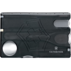 Victorinox SwissCard Nailcare, nero trasparente 0.7240.T3 - KNIFESTOCK