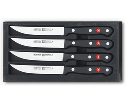 Set WUSTHOF GOURMET 4 pezzi, per bistecca - KNIFESTOCK