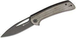 SENCUT Honoris Mörkgrön Micarta/Svart Stonewashed 9Cr18MoV SA07B - KNIFESTOCK