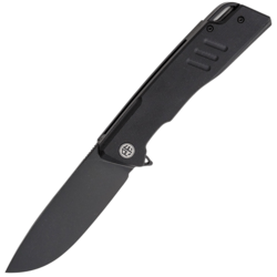 Petrified Fish PFB02 Loco Black Stonewashed D2 Black G10 PFB02DDW - KNIFESTOCK