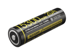 Nitecore ladattava Li-Ion 21700 tyyppi 5300mAh 3,6V akku NL2153HPi(5300mAh) - KNIFESTOCK