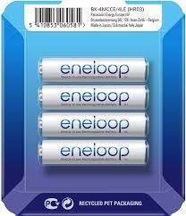 Panasonic Eneloop AAA 4 pezzi 4MCCE/4LE - KNIFESTOCK