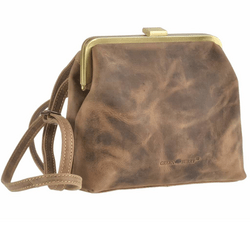 GreenBurry Vintage Leather Bag Antique brown 25x20cm - KNIFESTOCK