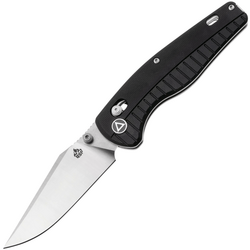 QPS Reptile 14C28N, Stonewash-Satin, Griff: Schwarzes G10 QS165-C1 - KNIFESTOCK