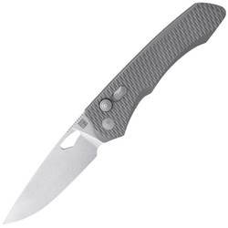 Real Steel Griffin Ultimatum Titan, Vanax Satin Button lock RE-7131T2 - KNIFESTOCK