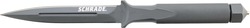 Schrade 9" O bucată Forjată din Oțel Carbon Înalt SAE-1070, Lamă cu Vârf de Lance cu Dublu Tăiș, Făr - KNIFESTOCK