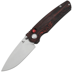 Tenable Knives Raven Stonewashed 14C28N, Piros és Fekete G-mascus T2109V3 - KNIFESTOCK