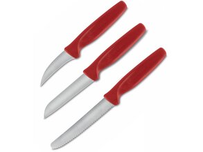 WÜSTHOF Create Collection 3-Piece Set, red  1145370101 - KNIFESTOCK