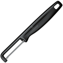 Victorinox Iota Peeler, straight, double-edge, black 6.0942.3 - KNIFESTOCK