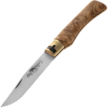 OLD BEAR® XL - STAINLESS STEEL, OLIVE HANDLE, SERRATED BLADE 9337/23_LU - KNIFESTOCK