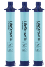 LIFESTRAW Filtro personale per acqua, blu, confezione da 3 LSPHF034 - KNIFESTOCK
