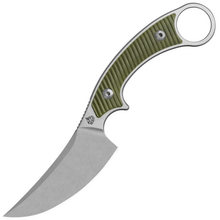 QPS Viper 10Cr15MoV, Stonewash,,Griff: OD Green G10 QS166-B1 - KNIFESTOCK