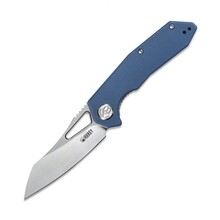 KUBEY Nouveau Vagrant Liner Lock Couteau Pliant Manche G10 Bleu Denim KU291F - KNIFESTOCK
