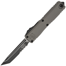 Microtech ULTRATECH GEN III ZBP BLACK PART SERRATE NATURAL CLEAR 1123-2NC - KNIFESTOCK