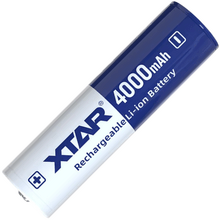Xtar 18650 4000mAh-XTAR 4000mAh protected rechargeable battery - KNIFESTOCK