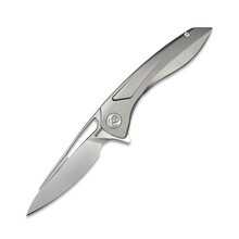 KUBEY Velocé Couteau Flipper à Verrouillage Frame, Lame CPM-S30V, Manche Ti Noir KB171D - KNIFESTOCK