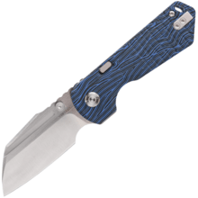 Vosteed Hedgehog S35VN Satin & Brushed Black & Blue GT-Mascus A1302 - KNIFESTOCK