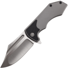 DC BLADES CETO Belt Satin, Gold Pivot, Black Micarta Inlay - KNIFESTOCK